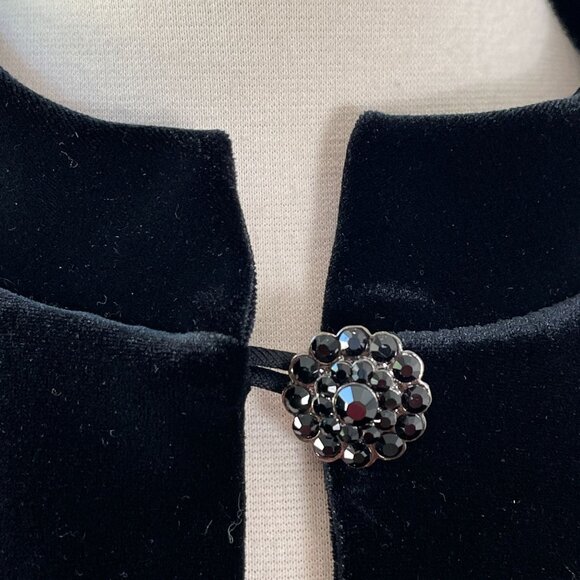 NEW Chicos Womens XL Basic Velvet Mallory Jacket Long Sleeve - Picture 3 of 9